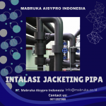 Jacketing Insulation Pipa Steam Pipa Lurus