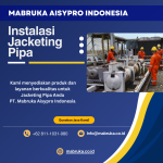 Jacketing Insulation Pipa Steam Pipa Lurus
