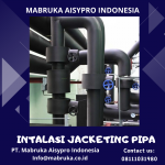 Jacketing Insulation Pipa Steam Pipa Lurus 6 Inch 50M 