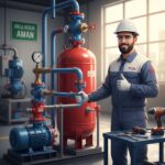 Tim profesional instalasi pressure tank hydrant