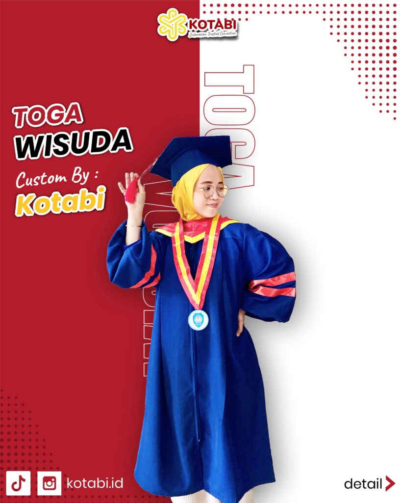 Konveksi Buat Toga Wisuda Kombinasi Warna Sabang