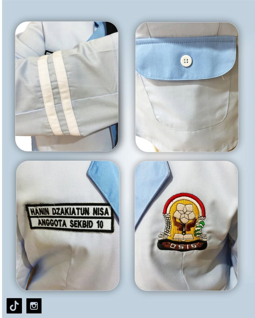 Konveksi Buat Jas Almamater Custom Osis Sekolah Ambon