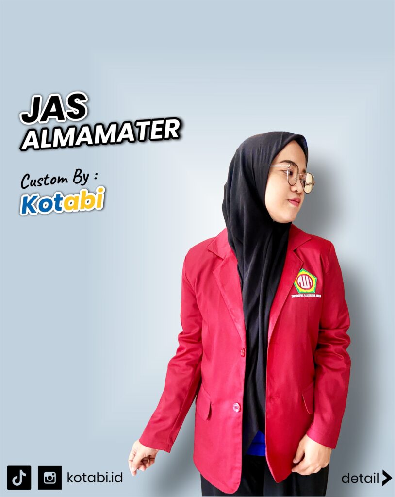 tempat custom jas almamater di bekasi