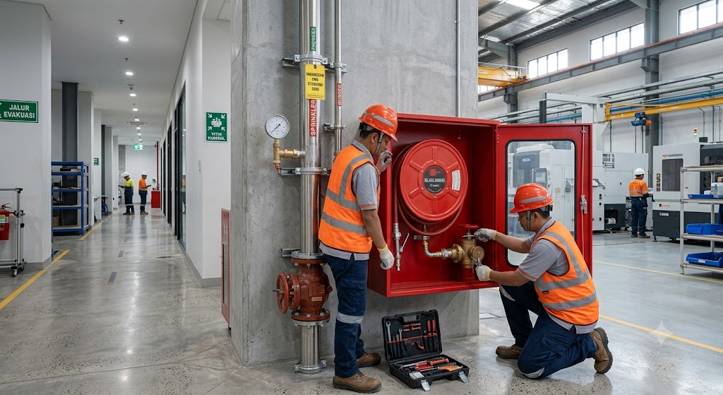 Jasa Instalasi Hydrant Box Bekasi Profesional untuk Gedung, Pabrik & Gudang